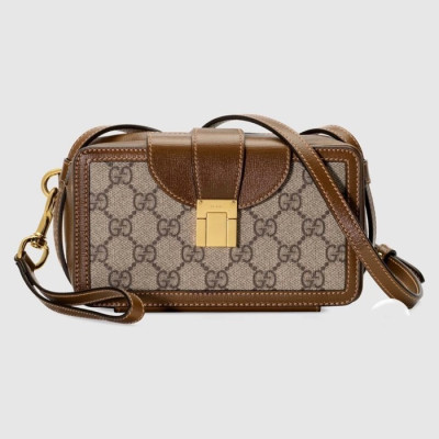 구찌 여성 브라운 카메라백- Gucci Womens Brown Camera Bag - gu408x