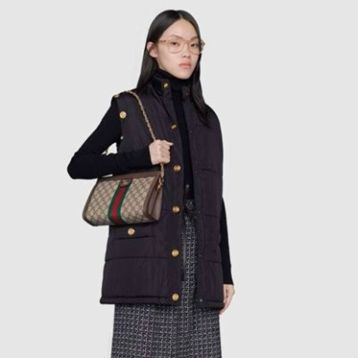 구찌 여성 브라운 오피디아백 - Gucci Womens Brown Soulder Bag - gu494x