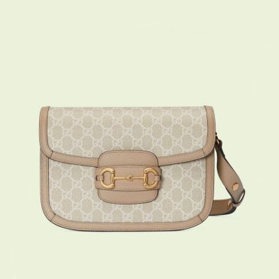 구찌 여성 베이지 홀스빗 크로스백 - Gucci Womens Beige Cross Bag - gu500x