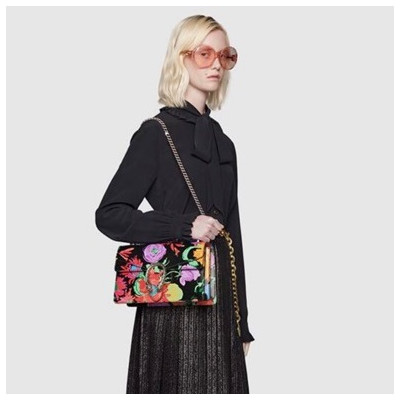 구찌 여성 블랙 디오니스 숄더백 - Gucci Womens Black Shoulder Bag - gu501x