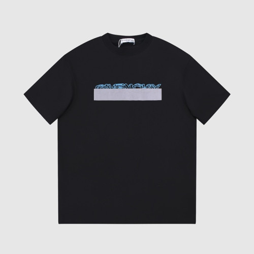 지방시 남성 크루넥 블랙 반팔티 - Givenchy Mens Black Short Sleeved Tshirts - gi206x