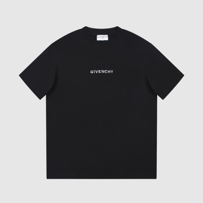 지방시 남성 크루넥 블랙 반팔티 - Givenchy Mens Black Short Sleeved Tshirts - gi222x