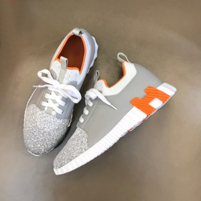 에르메스 남성 그레이 스니커즈 - Hermes Mens Gray Sneakers - he156x