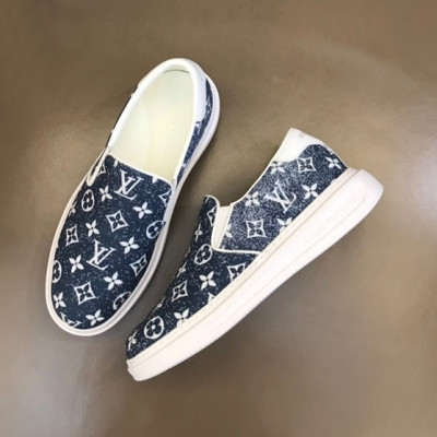 루이비통 남성 모던 네이비 로퍼 - Louis vuitton Mens Navy Loafer - lv750x