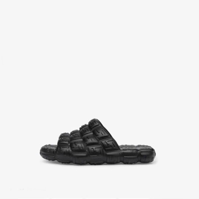 펜디 남/녀 블랙 슬리퍼 - Fendi Unisex Black Slipper - fe94x