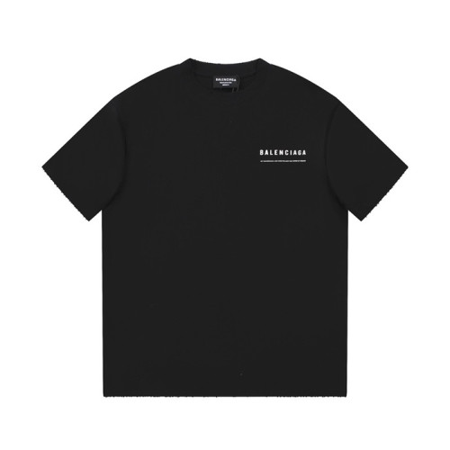 발렌시아가 남성 블랙 크루넥 반팔티 - Balenciaga Mens Black Short sleeved Tshirts - ba302x