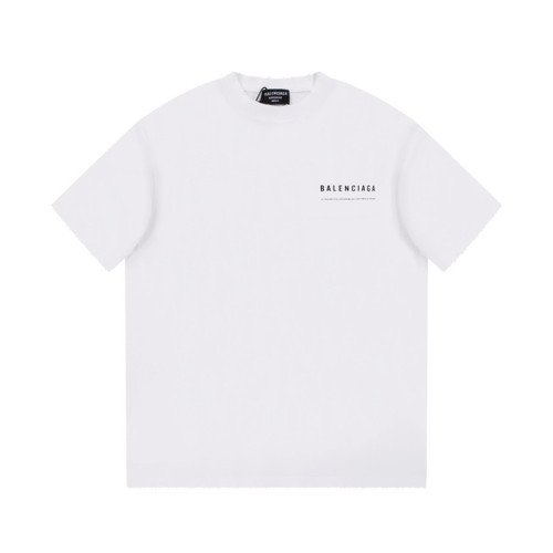 발렌시아가 남성 화이트 크루넥 반팔티 - Balenciaga Mens White Short sleeved Tshirts - ba303x