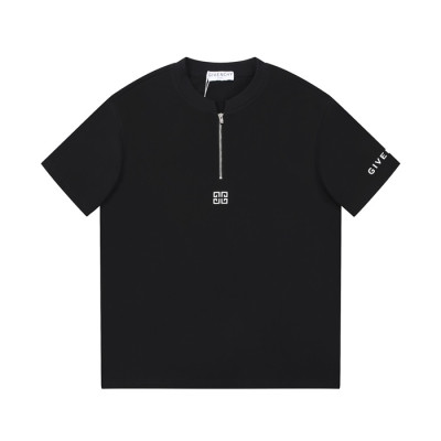 지방시 남성 크루넥 블랙 반팔티 - Givenchy Mens Black Short Sleeved Tshirts - gi229x