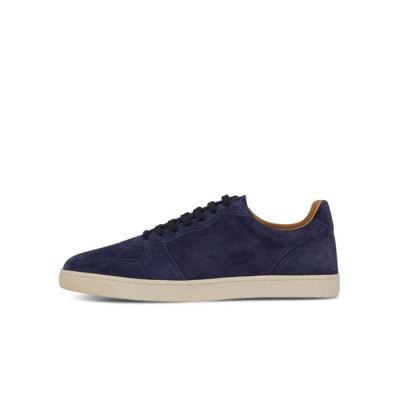 브루넬로쿠치넬리 남성 네이비 스니커즈 - Brunello Cucinelli Mens Navy Sneakers - bru53x