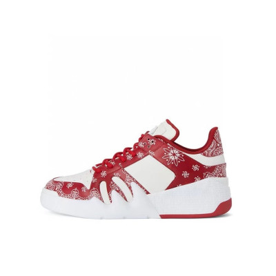 쥬세퍼 자노티 남성 레드 스니커즈 - Giuseppe Zanoti Mens Red Sneakers - gz03x