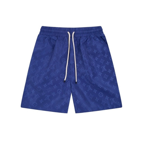 루이비통 남성 블루 반바지 - Louis vuitton Mens Blue Half-pants - lv810x