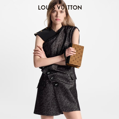 루이비통 여성 브라운 파우치 - Louis vuitton Womens Brown Pouch - lv822x