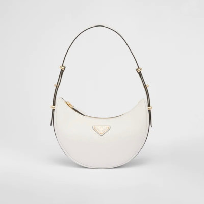 프라다 여성 화이트 호보백 - Prada Womens White Hobo Bag - pr434x