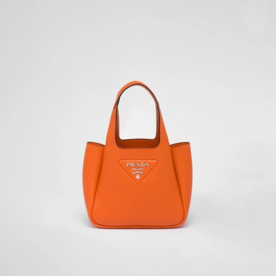 프라다 여성 오렌지 토트백 - Prada Womens Orange Tote Bag - pr438x