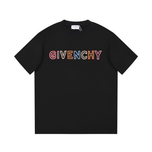 지방시 남성 크루넥 블랙 반팔티 - Givenchy Mens Black Short Sleeved Tshirts - gi242x