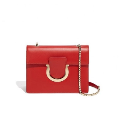 페라가모 여성 레드 크로스백 - Ferragamo Womens Red Cross Bag - sf20x