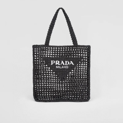 프라다 여성 블랙 숄더백 - Prada Womens Black Shoulder Bag - pr496x