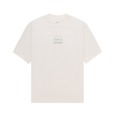 메종마르지엘라 남/녀 크루넥 아이보리 반팔티 - Maison Margiela Unisex Ivory Tshirts - mai157x