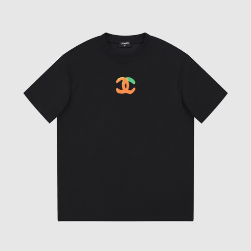 샤넬 남/녀 크루넥 블랙 반팔티 - Chanel Unisex Black Tshirts - ch421x