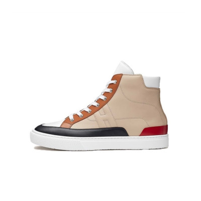 에르메스 남/녀 베이지 하이탑 스니커즈 - Hermes Unisex Beige Sneakers - he176x