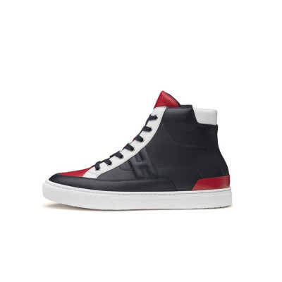 에르메스 남/녀 블랙 하이탑 스니커즈 - Hermes Unisex Black Sneakers - he177x