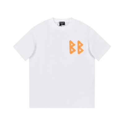 발렌시아가 남성 화이트 크루넥 반팔티 - Balenciaga Mens White Short sleeved Tshirts - ba438x