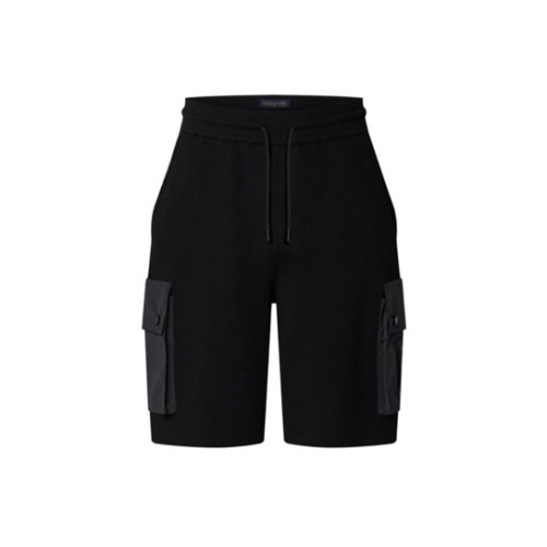 루이비통 남성 블랙 반바지 - Louis vuitton Mens Black Half-pants - lv1136x