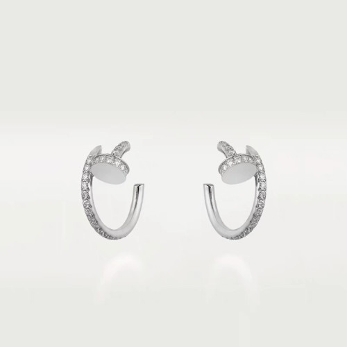 까르띠에 여성 화이트 골드 이어링 - Cartier Womens White Gold Earring - acc93x