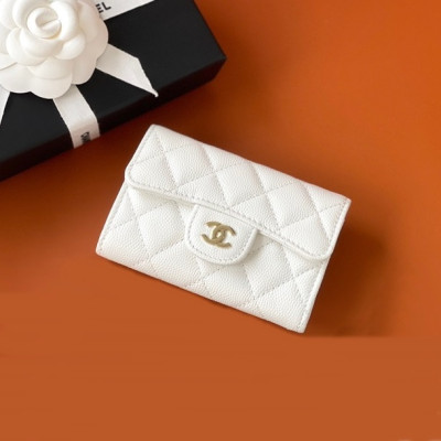 샤넬 여성 클래식 화이트 지갑 - Chanel Womens White Wallets - ch429x