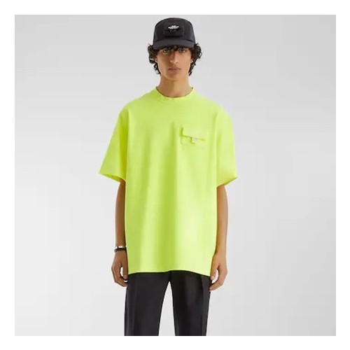 펜디 남성 그린 크루넥 반팔티 - Fendi Mens Green Short sleeved Tshirts - fe138x