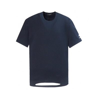 발렌시아가 남성 네이비 크루넥 반팔티 - Balenciaga Mens Navy Short sleeved Tshirts - ba455x