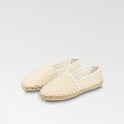 루이비통 여성 아이보리 로퍼 - Louis vuitton Womens Ivory Loafer - lv1175x