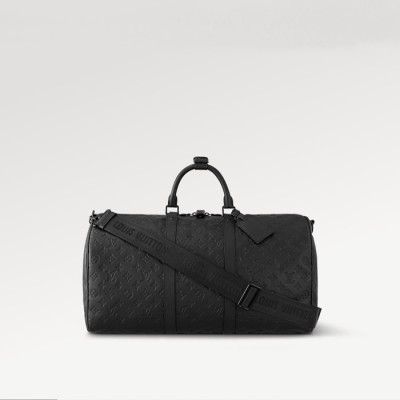 루이비통 남성 블랙 키폴 - Louis vuitton Mens Black Keepall - lv1196x