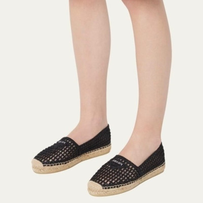 프라다 여성 클래식 블랙 로퍼 - Prada Womens Black Loafer - pr563x