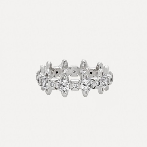 비비안웨스트우드 여성 화이트 골드 팔찌 - Vivienne Westwood Womens White Gold Bangle- acc156x