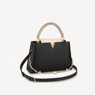 루이비통 여성 블랙 카푸신 - Louis vuitton Womens Black Capucines - lv1268x