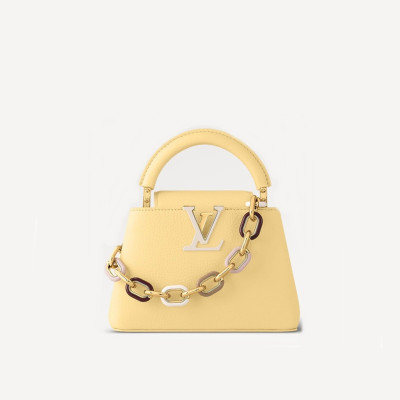 루이비통 여성 옐로우 카푸신 - Louis vuitton Womens Yellow Capucines - lv1342x