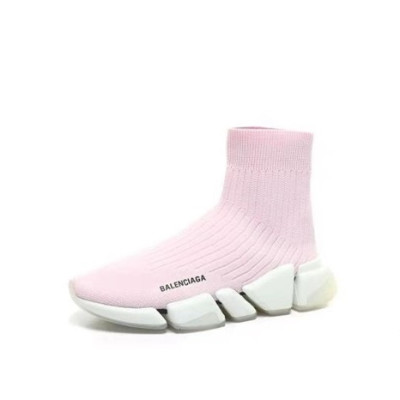 발렌시아가 남/녀 핑크 스니커즈 - Balenciaga Unisex Pink Sneakers - ba481x