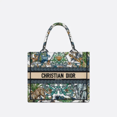 디올 여성 그린 북토트 - Dior Womens Green Book Tote - di524x