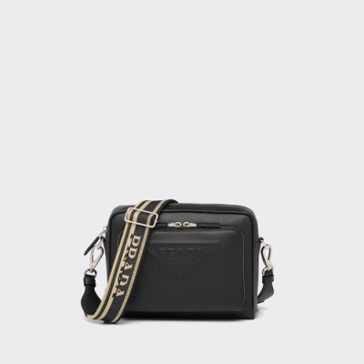 프라다 남성 블랙 크로스백 - Prada Mens Black Cross Bag - pr568x