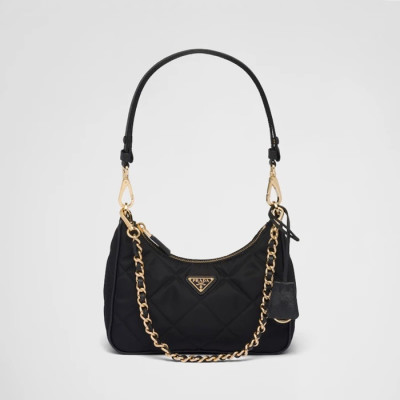 프라다 여성 블랙 숄더백 - Prada Womens Black Shoulder Bag - pr572x