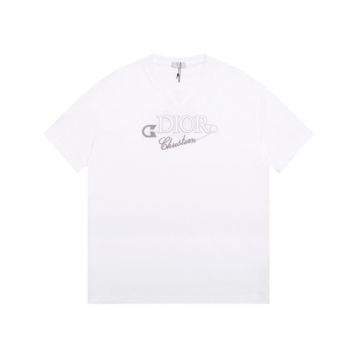 디올 남성 화이트 크루넥 반팔티 - Dior Mens White Short sleeved Tshirts - di548x