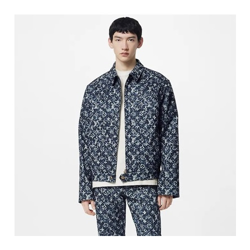 루이비통 남성 캐쥬얼 블루 자켓 - Louis vuitton Mens Blue Jackets - lv1417x
