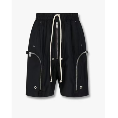 릭 오웬스 남성 모던 블랙 반바지 - Rick Owens Mens Black Half-pants - ri130x