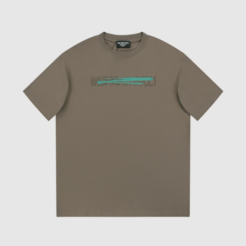 발렌시아가 남성 그린 크루넥 반팔티 - Balenciaga Mens Green Short sleeved Tshirts - ba505x