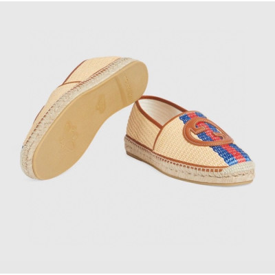 구찌 여성 GG 베이지 슬립온 - Gucci Womens Beige Slip-on - gu807x