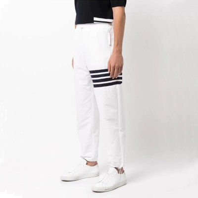 톰브라운 남성 캐쥬얼 화이트 팬츠 - Thom Browne Mens White Pants - th75x