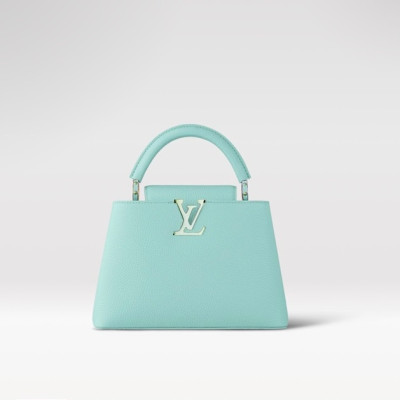 루이비통 여성 블루 미니 카푸신 - Louis vuitton Womens Blue Capucines - lv1544x