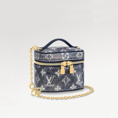 루이비통 여성 블루 베니티 - Louis vuitton Womens Blue Vanity - lv1558x