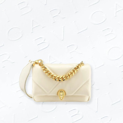 불가리 여성 화이트 크로스백 - Bvlgari Womens White Cross Bag - bvl04x